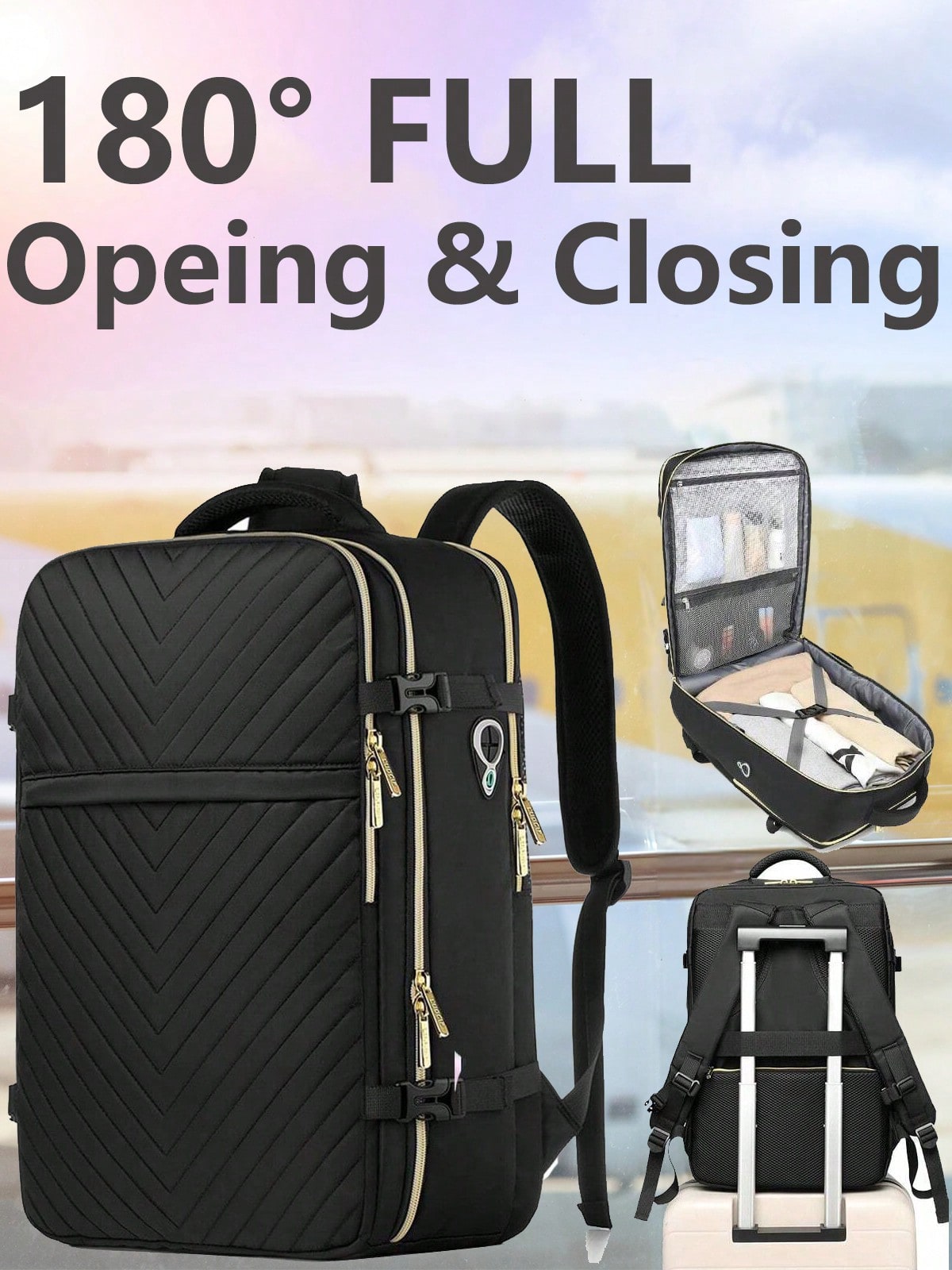 Travel Backpack Anti Theft - Large Carry On Travel Backpack -