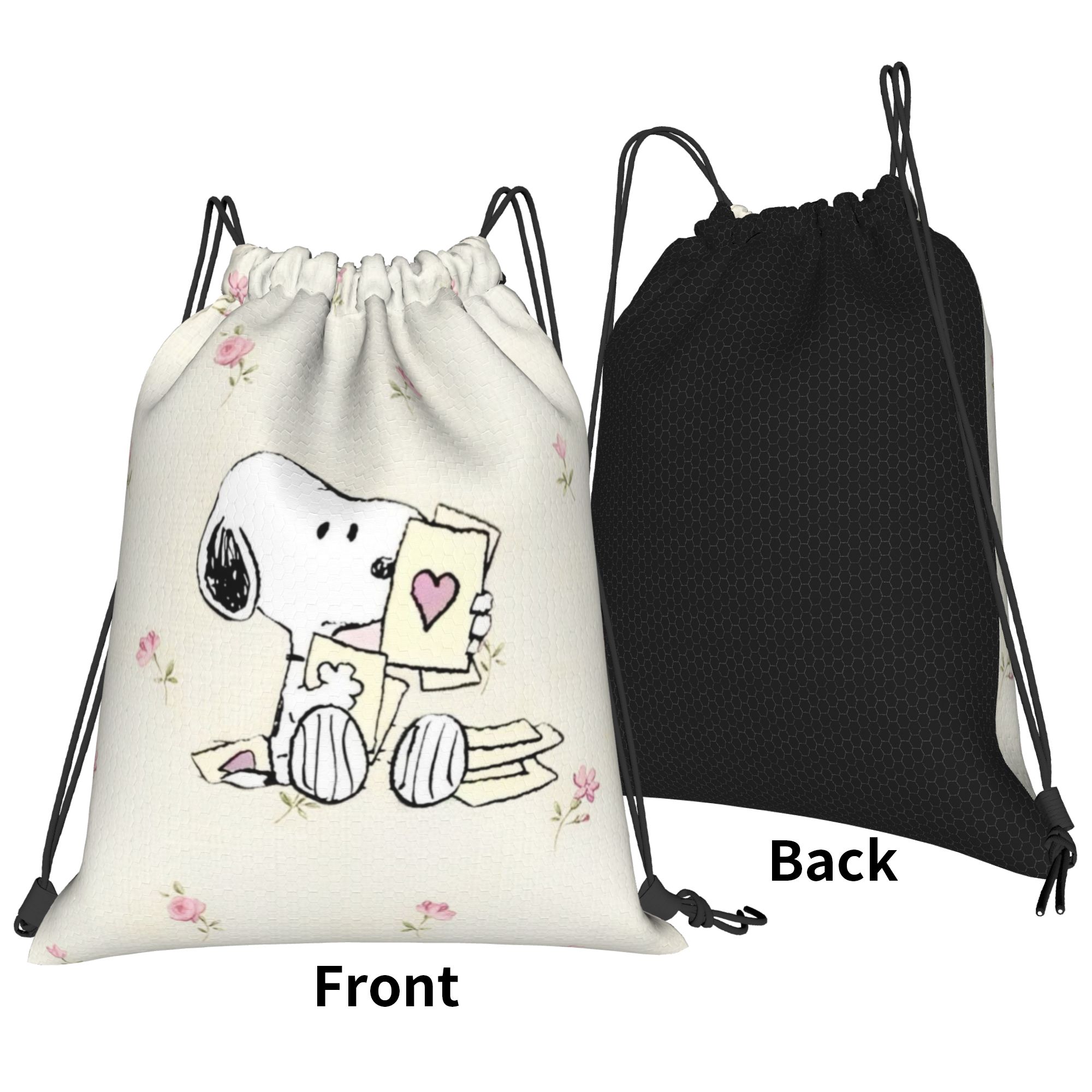 S-Snoopys Loving Gesture Backp - Drawstring Gym Bag review and price