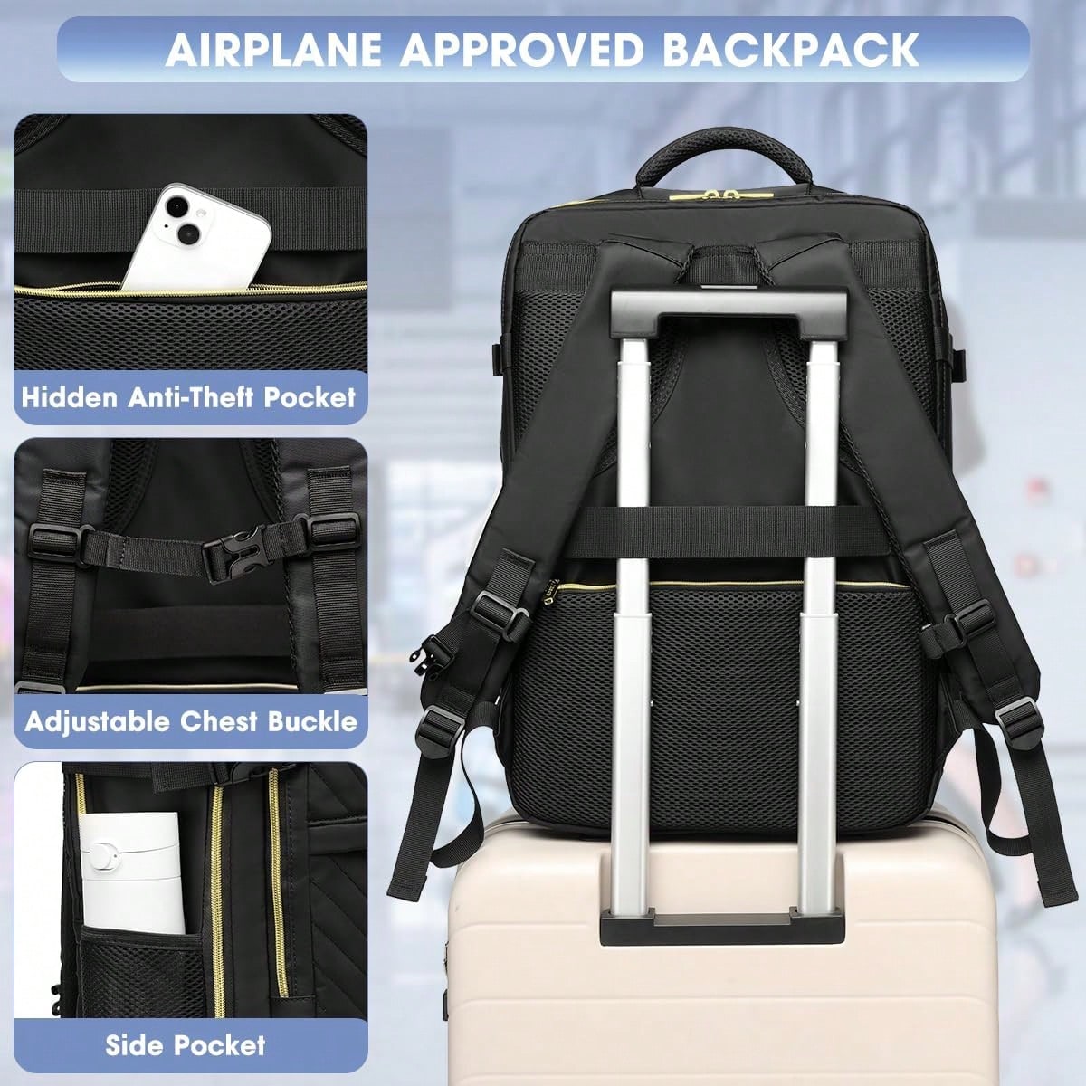 Large Carry On Travel Backpack - Travel Backpack Anti Theft review and price
