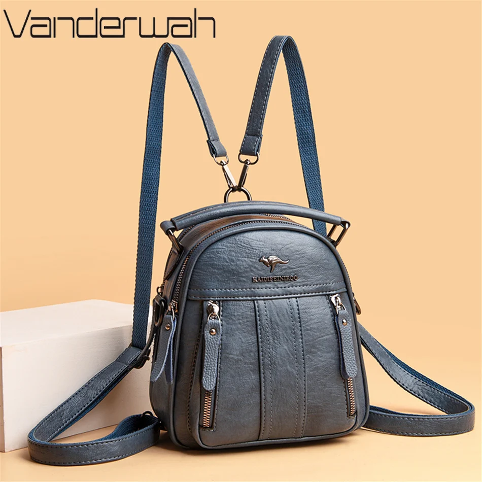 4 In 1 Leather Backpacks Multi - Mini Backpack Purse review and price