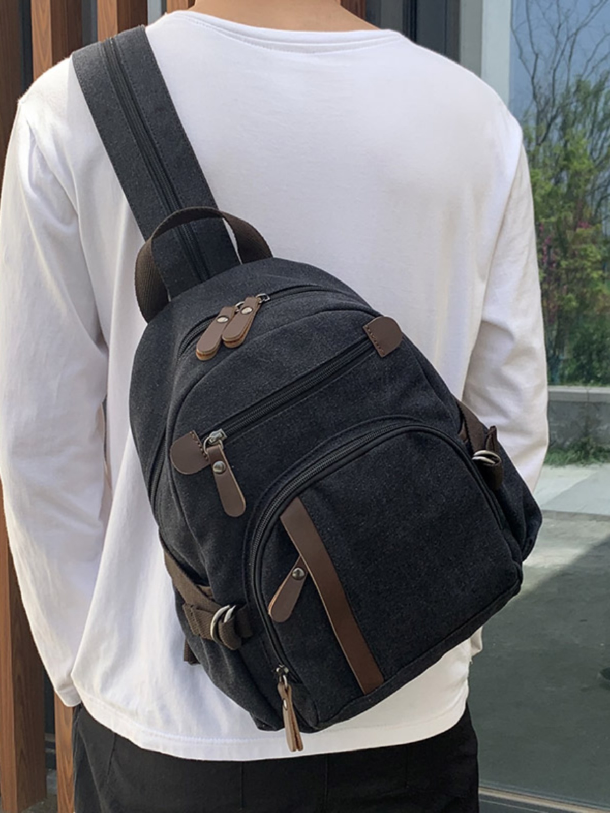 Small Canvas Backpack Men's Sp - Canvas Backpack Casual review and price