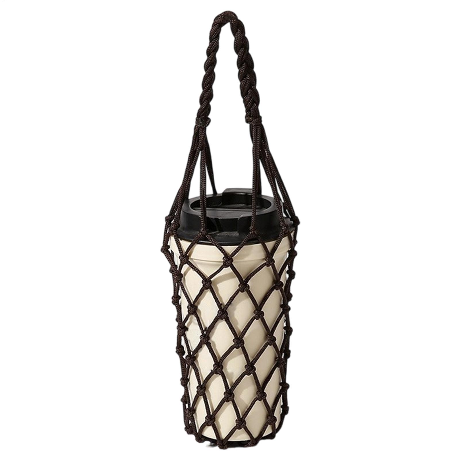 1pcs Water Bottle Bag Crochet  - Hydration Pack Outdoor review and price