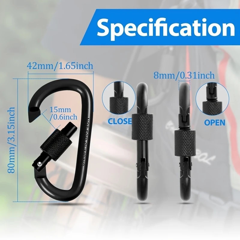 4Pcs Aluminum Alloy D-Ring Car - Backpack Insert Organizer review and price